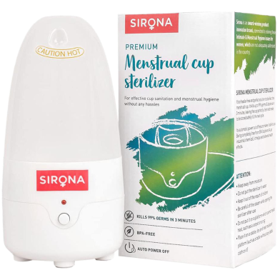 Sirona Menstrual Cup Sterilizr Kills 99percent of Germs in 3 Minutes image