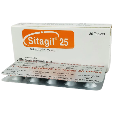 Sitagil 25 mg Tablet – 10's Strip image