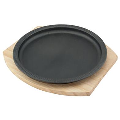 IHW Sizzling Dish with Wooden Stand 20Cm - YA20 image