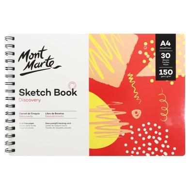 Sketch Book By Mont Marte Discovery A4-30 Sheets 150gsm image