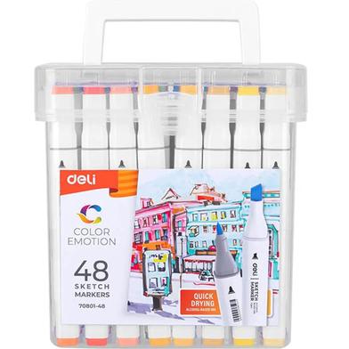 Double Tip Deli Sketch Markers, Deli Artist Markers, Marker Brush Set
