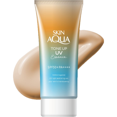 Skin Aqua Tone Up UV Essence SPF50 Plus PAPlus Plus Plus Plus (Latte Beige) 80 gm image