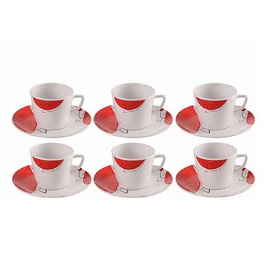 Italiano Melamine Assorted Design 12 Pcs Small Tea Cup Set image