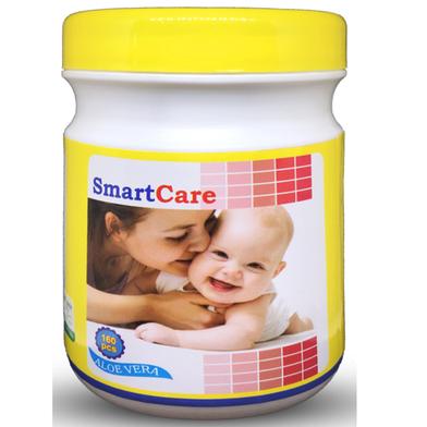 SmartCare Wet Wipes with Tube - 160 Pcs image