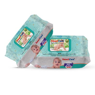 SmartCare Wet Wipes with fliptop - 120 Pcs image