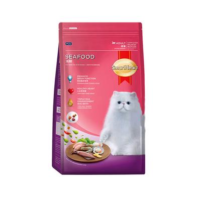 SmartHeart Adult Dry Cat Food Seafood Flavour image