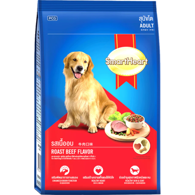 SmartHeart Adult Dry Dog Food Roasted Beef Flavor 3 kg image