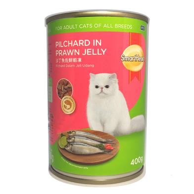 SmartHeart Cat Canned Pilchard In Prawn Jelly 400 Gm image