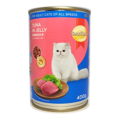 SmartHeart Cat Canned Tuna in Jelly 400 Gm image