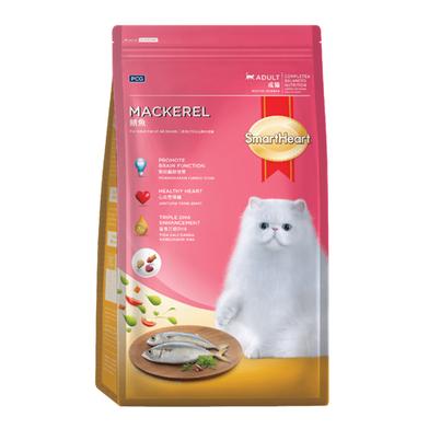 SmartHeart Cat Food Adult Mackerel Flavour 3 Kg With Free 400 Gm image