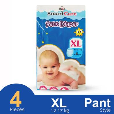 Smart Care Pant System Baby Diaper Ultra Thin (XL Size) (12-17kg) (4pcs) image