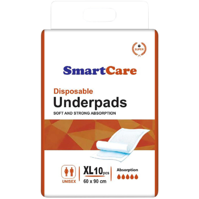 Smart Care Underpad (60cm × 90cm) 1×10 Pcs image