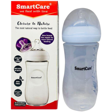 Smart Care Wide Neck Pp Baby Feeder - 330ml image