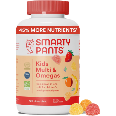 Smarty Pants Kids Multi and Omega 120 Gummies image