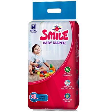 Smile Mini Series 11 18 kg Size XL 4Pcs Smile Baby Diaper Rokomari