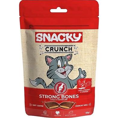 Snacky Crunch Chicken cat food - 60gm image