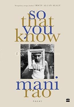 So That You Know image