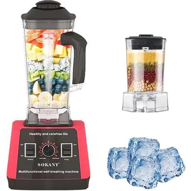 Sokany 5000 W High Performance Mixer 9 Speed Levels 2-IN-1 2.5 L Stand Mixer And Smoothie Maker And Coffee Grinder Self Cleaning Function Bpa Free image