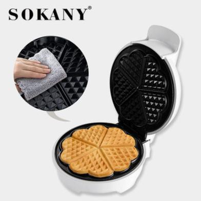 Sokany SK-906 Sandwich Waffle Maker Non Stick Coating Surface Breakfast Machine electric 3 5 7 in 1 Grill Multi 4 Slices Commercial image