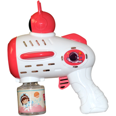 Space Themed Bubble Gun – Automatic Bubble Blaster Toy image