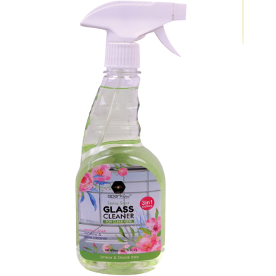 Spark Bliss Glass Cleaner Spray Spring Scent Ultra Shine Formula for TV, Electronics, Fridge, Laminated Furniture, Mirror, Car Windshield - 450ml image