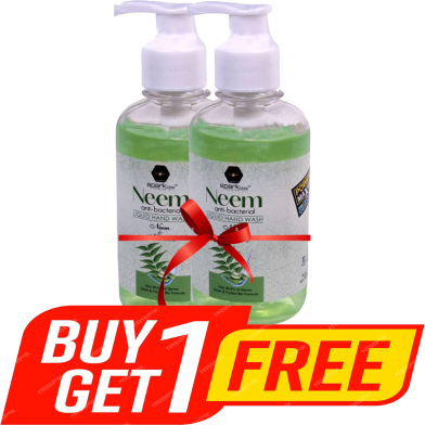 Spark Bliss Neem Liquid Antibacterial Hand Wash 250 ml (Buy 1 Get 1 Free) image