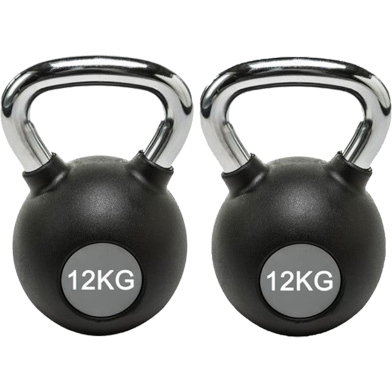 Sports And Fitness 12kg Chinese Kettlebell 2 pcs image