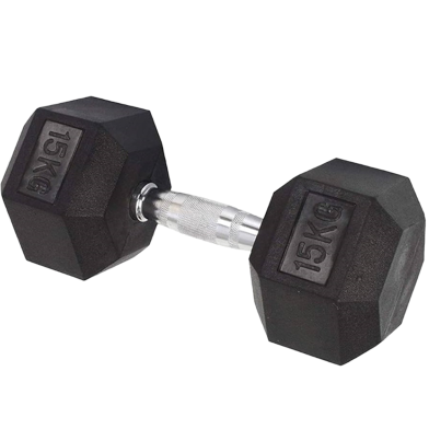 Sports And Fitness 15kg Hex Dumbbell 1 pcs image