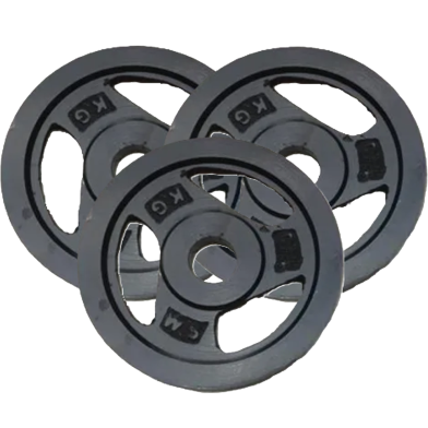 Sports And Fitness 15kg Weight Plate 3 Pcs image