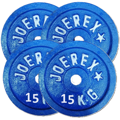 Sports And Fitness 15kg Weight Plate 4 Pcs image