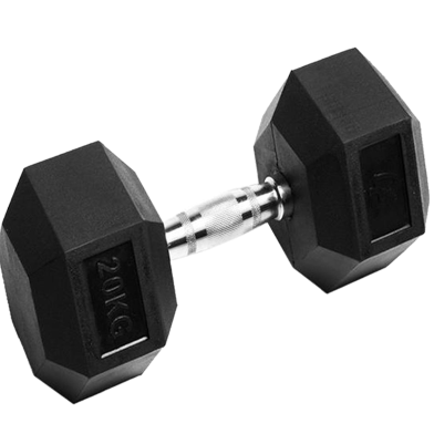 Sports And Fitness 20kg Hex Dumbbell 1 pcs image