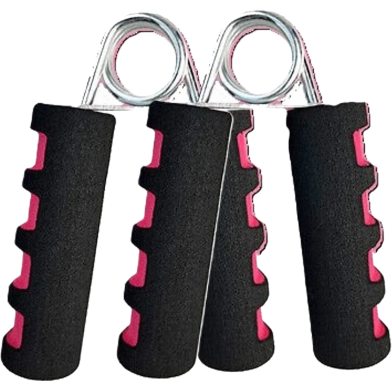 Sports And Fitness 2 pcs Foam Hand Grip Red Color image