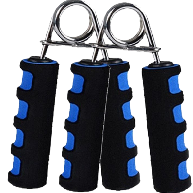 Sports And Fitness 2 pcs Foam Hand Grip Blue Color image