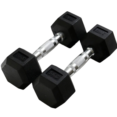 Sports And Fitness 5kg Hex Dumbbell 2 pcs image