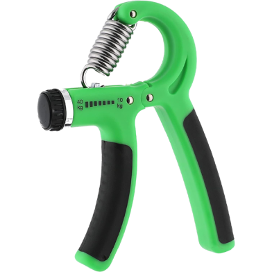 Sports And Fitness Adjustable Hand Grip 10-60kg Green Color image