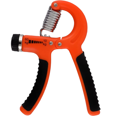 Sports And Fitness Adjustable Hand Grip 10-60kg Orange Color image