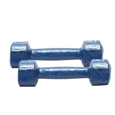 Sports House Dumbbell - 10 kg - Navy Blue Combo Pack image