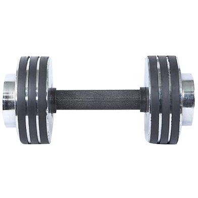 Sports House Dumbbell - Silver And Black - 10 Kg image