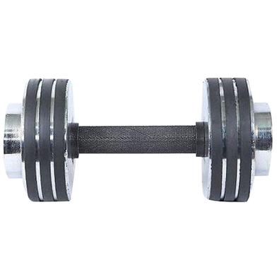 Sports House Dumbbell Silver And Black 10 Kg Sports House