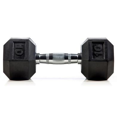 Sports House Hexagon Dumbbell 10kg - Black image