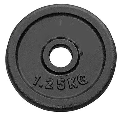 Sports House Iron Dumbbell Plate 1.25Kg - Black image