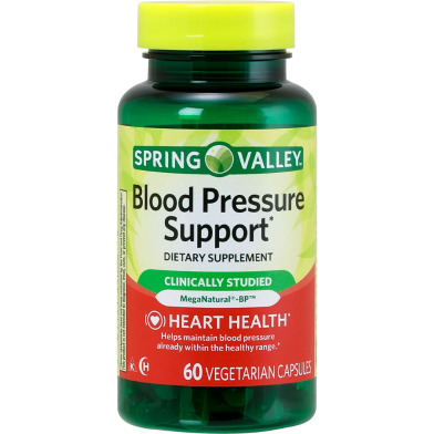 Spring Valley Blood Pressure Support Heart Health 60 Capsules image