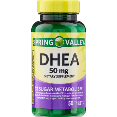 Spring Valley Dhea 50mg 50 Tablets image