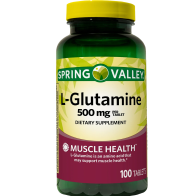 Spring Valley L-Glutamine 500mg 100 Tablets image