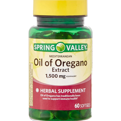 Spring Valley Mediterranean Oil Of Oregano Extract Softgels 1500mg 60 Softgels image