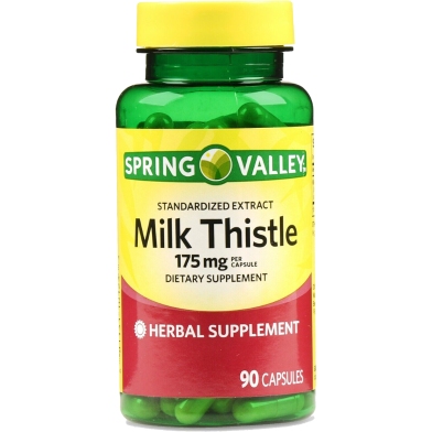 Spring Valley Standardized Extract Milk Thistle Dietary Supplement 175 mg 90 Capsules image