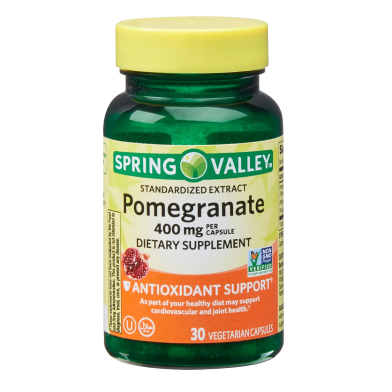 Spring Valley Standardized Extract Pomegranate 400 mg 30 Capsules image