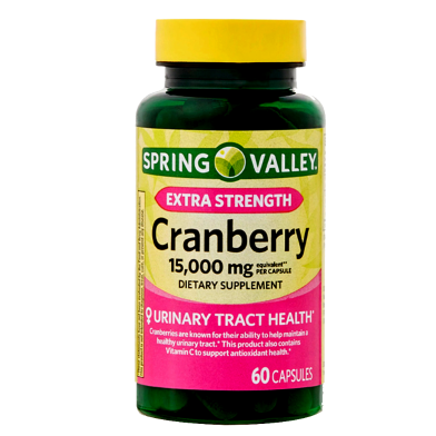 Spring Valley Ultra Triple Strength Cranberry 15,000 mg 60 Capsules image