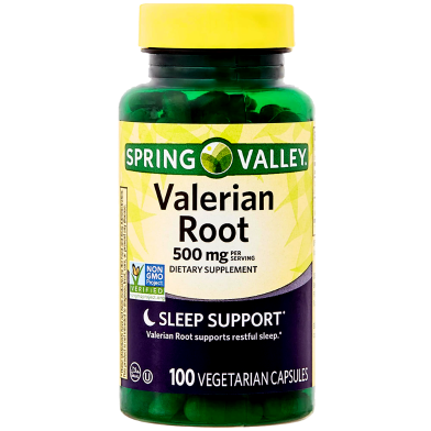 Spring Valley Valerian Root 500 mg - 100 Capsules image