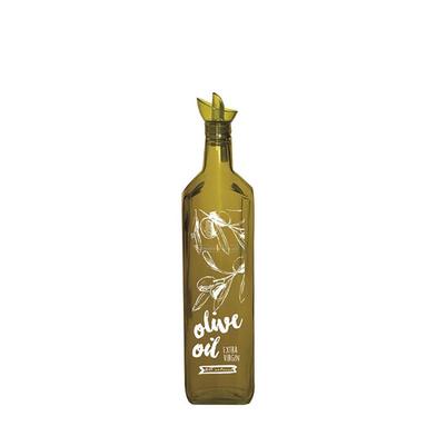 HEREVIN Square Oil and Vinegar Bottle-Green-Olive Oil 1000 Cc - 151079-068 image